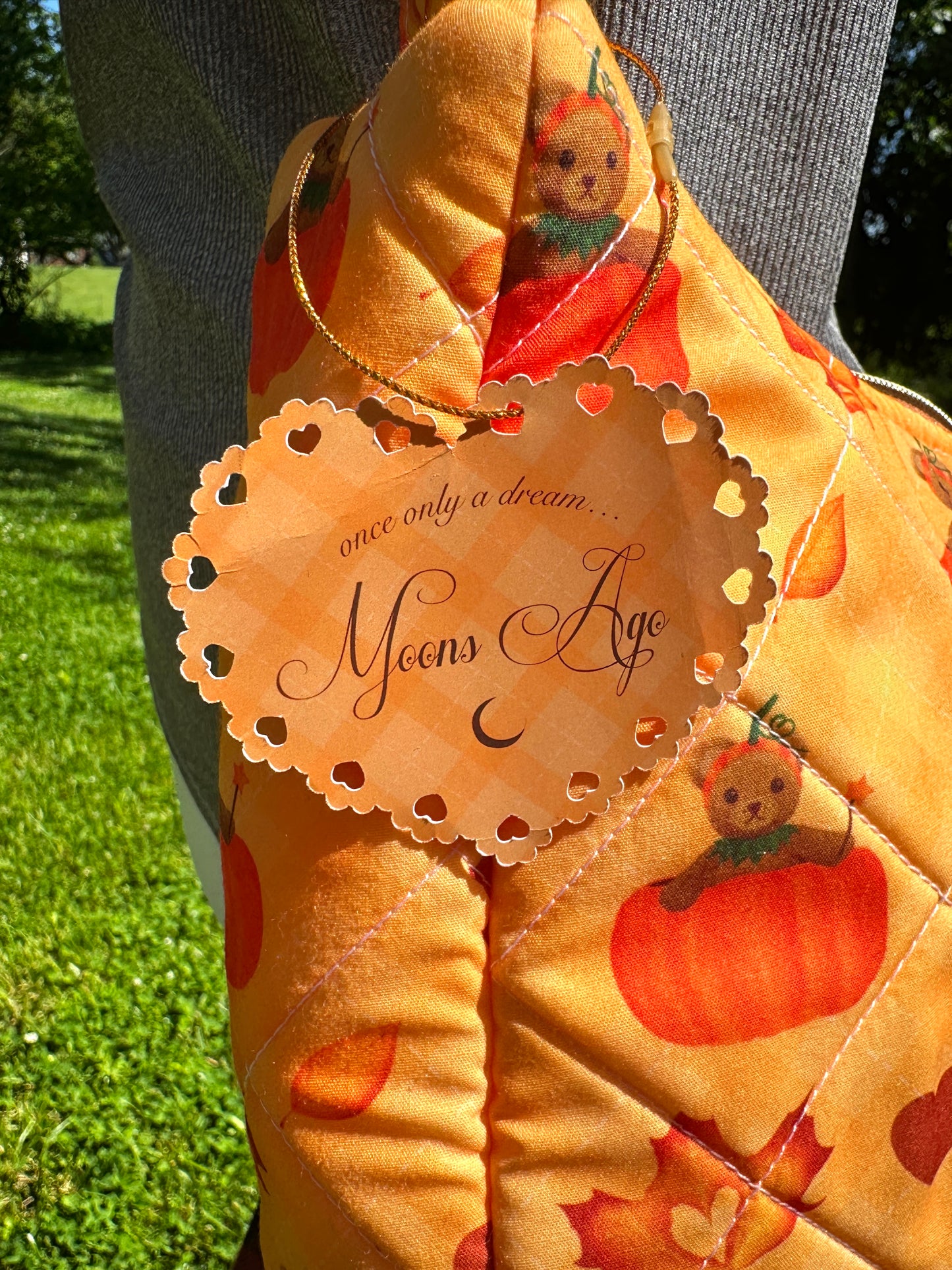 (Pre-order!) pumpkin bear shoulder bag